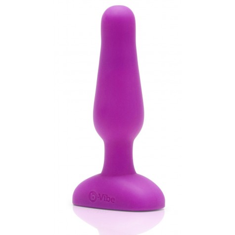 Анальная вибропробка NOVICE REMOTE CONTROL PLUG FUCHSIA - 10,2 см.